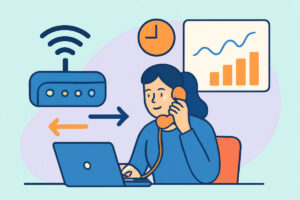Verkkoyhteyden vaatimukset VoIP-käytössä – kaista ja viive